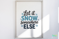 Winter Snowman Quotes Sublimation Bundle Product Image 2