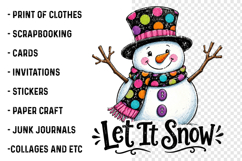 Winter Snowman Sublimation Design Product Image 2