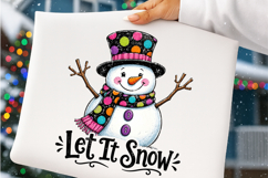 Winter Snowman Sublimation Design Product Image 3