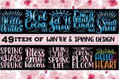 WINTER &amp; SPRING T-Shirt Design Bundle Product Image 1