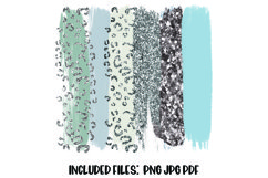 Winter Themed Brush Stroke Sublimation Background Product Image 1