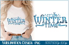 Winter Time Sublimation| Winter Girl Sublimation T-shirt Product Image 1