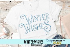 Winter Wishes Sublimation PNG Product Image 1