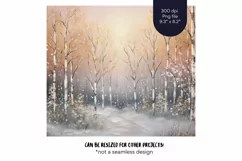 Winter Tumbler Wrap Winter Sublimation Tumbler Landscape 