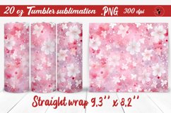 Winter tumbler wrap | Snowflakes sublimation Product Image 1