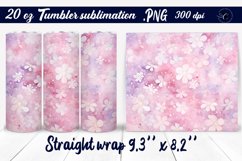 Winter tumbler wrap | Snowflakes sublimation Product Image 1