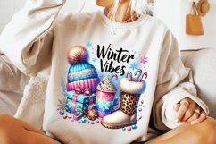 Winter Vibes PNG, Cozy Season PNG, Cozy PNG, Christmas PNG Product Image 1