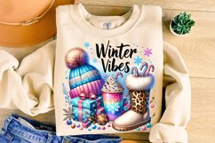 Winter Vibes PNG, Cozy Season PNG, Cozy PNG, Christmas PNG Product Image 3