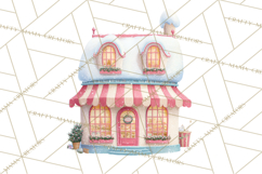 Winter Village Scene Builder Clipart PNG, Christmas Png Product Image 4