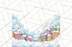 Winter Village Scene Builder Clipart PNG, Christmas Png Product Image 3
