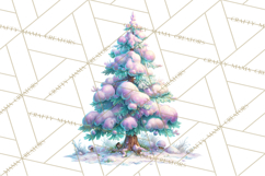 Winter Village Scene Builder Clipart PNG, Christmas Png Product Image 4