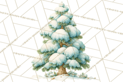 Winter Village Scene Builder Clipart PNG, Christmas Png Product Image 3