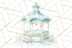 Winter Village Scene Builder Clipart PNG, Christmas Png Product Image 3