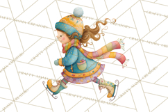 Winter Village Scene Builder Clipart PNG, Christmas Png Product Image 4