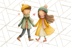 Winter Village Scene Builder Clipart PNG, Christmas Png Product Image 4