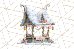 Winter Village Scene Builder Clipart PNG, Christmas Png Product Image 3