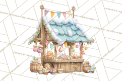 Winter Village Scene Builder Clipart PNG, Christmas Png Product Image 2