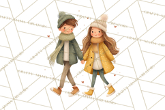 Winter Village Scene Builder Clipart PNG, Christmas Png Product Image 3