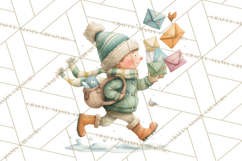 Winter Village Scene Builder Clipart PNG, Christmas Png Product Image 5