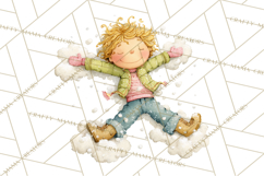 Winter Village Scene Builder Clipart PNG, Christmas Png Product Image 4
