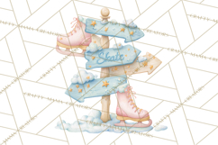 Winter Village Scene Builder Clipart PNG, Christmas Png Product Image 2