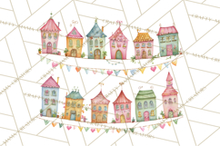 Winter Village Scene Builder Clipart PNG, Christmas Png Product Image 4