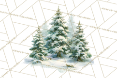 Winter Village Scene Builder Clipart PNG, Christmas Png Product Image 2