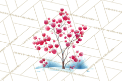 Winter Village Scene Builder Clipart PNG, Christmas Png Product Image 4