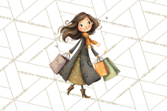 Winter Village Scene Builder Clipart PNG, Christmas Png Product Image 2