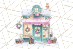 Winter Village Scene Builder Clipart PNG, Christmas Png Product Image 4
