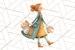 Winter Village Scene Builder Clipart PNG, Christmas Png Product Image 4