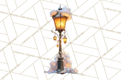 Winter Village Scene Builder Clipart PNG, Christmas Png Product Image 5