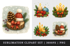 Winter clipart printable sublimation design png Product Image 1