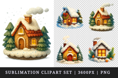 Winter clipart printable sublimation design png Product Image 1