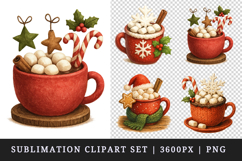 Winter clipart printable sublimation design png Product Image 1