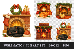 Winter clipart printable sublimation design png Product Image 1