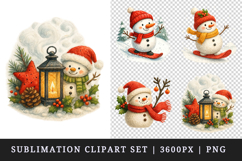 Winter clipart printable sublimation design png Product Image 1