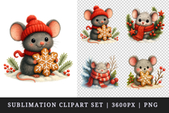 Winter clipart printable sublimation design png Product Image 1