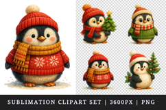 Winter clipart printable sublimation design png Product Image 1