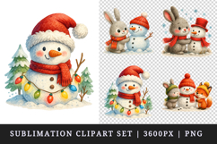Winter clipart printable sublimation design png Product Image 1