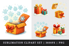 Winter clipart printable sublimation design png Product Image 1