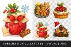 Winter clipart printable sublimation design png Product Image 1