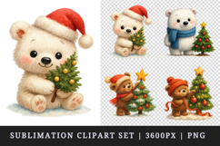 Winter clipart printable sublimation design png Product Image 1