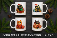 Winter mug wrap printable sublimation design Product Image 1