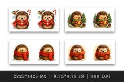 Winter mug wrap printable sublimation design Product Image 2