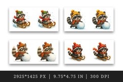 Winter mug wrap printable sublimation design Product Image 2