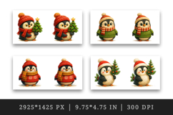 Winter mug wrap printable sublimation design Product Image 2