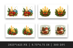 Winter mug wrap printable sublimation design Product Image 2