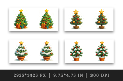 Winter mug wrap printable sublimation design Product Image 2