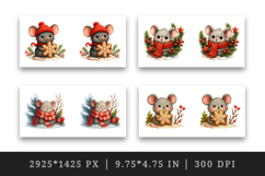 Winter mug wrap printable sublimation design Product Image 2